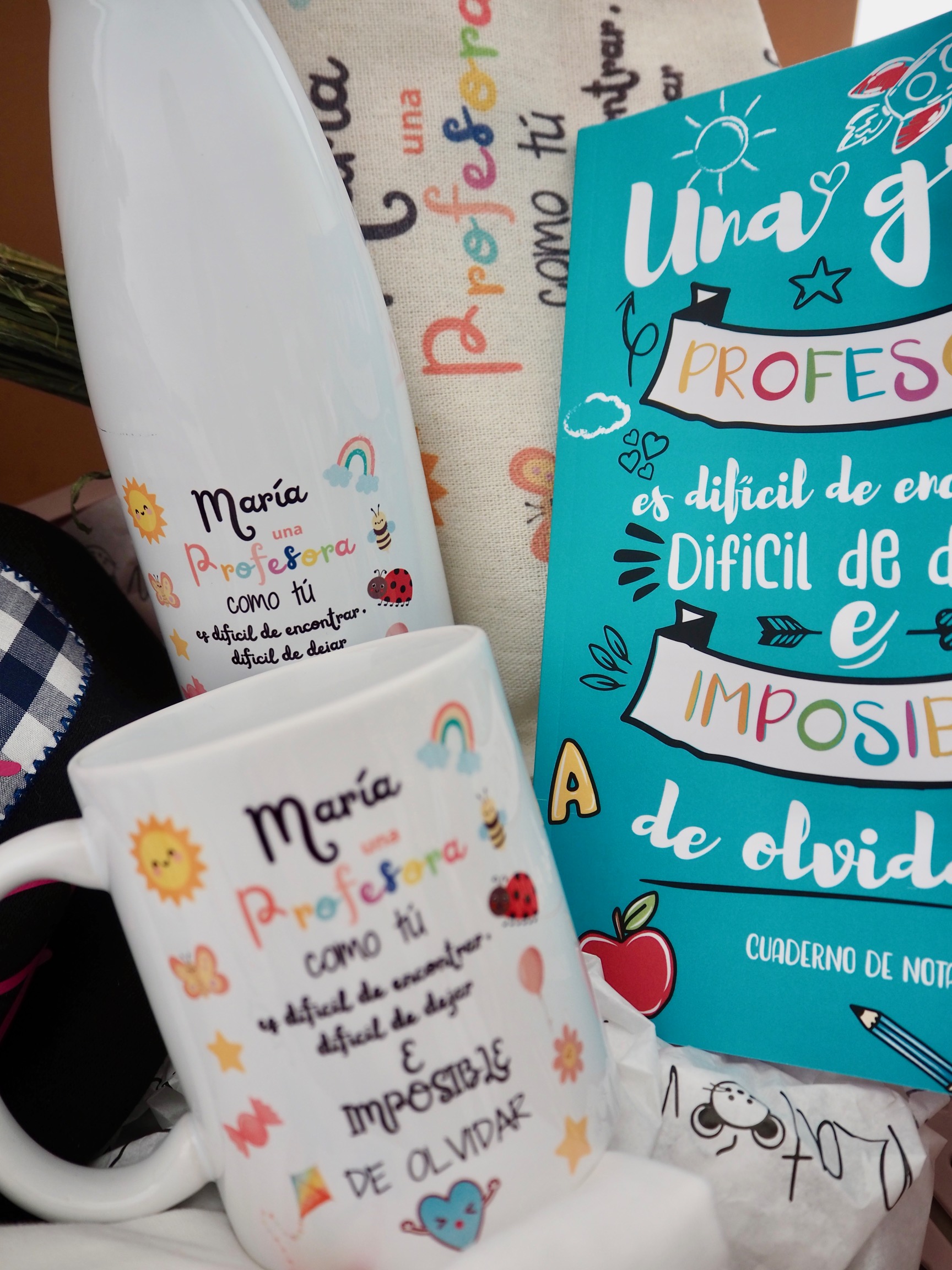 Pack Profe Personalizado (Tote Bag + Taza + Botella+ Libreta) - Imagen 13