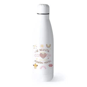 Botella personalizada Profe Se necesita Gran Corazón