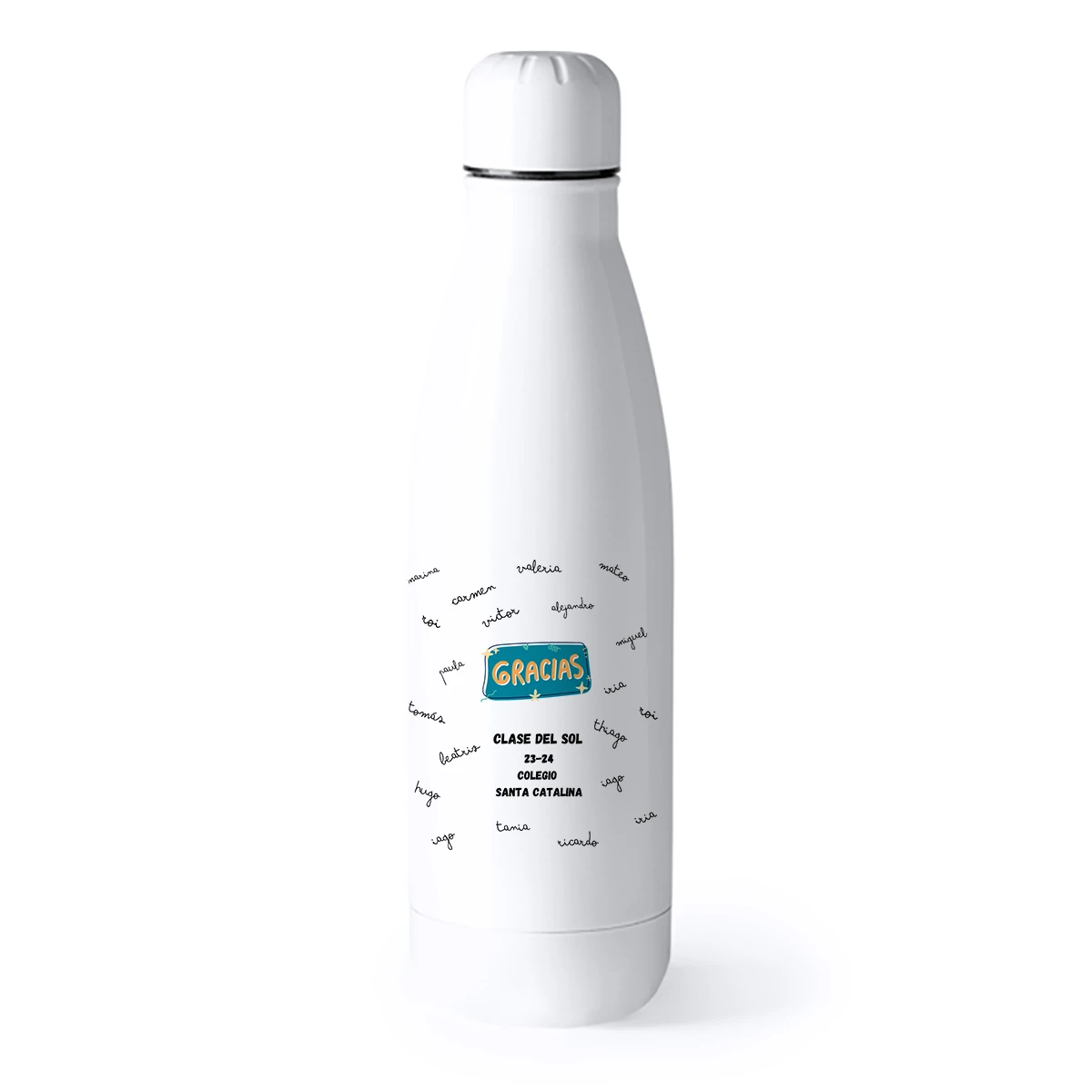 Botella personalizada térmica Profe como Tú - Imagen 2