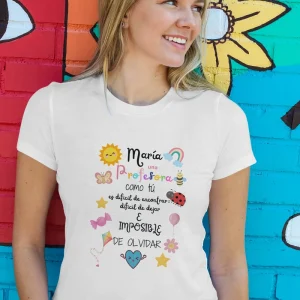 Camiseta personalizada Profe como tú