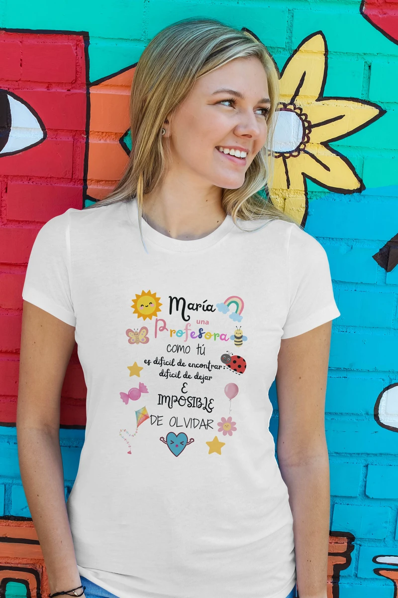 Camiseta personalizada Profe como tú