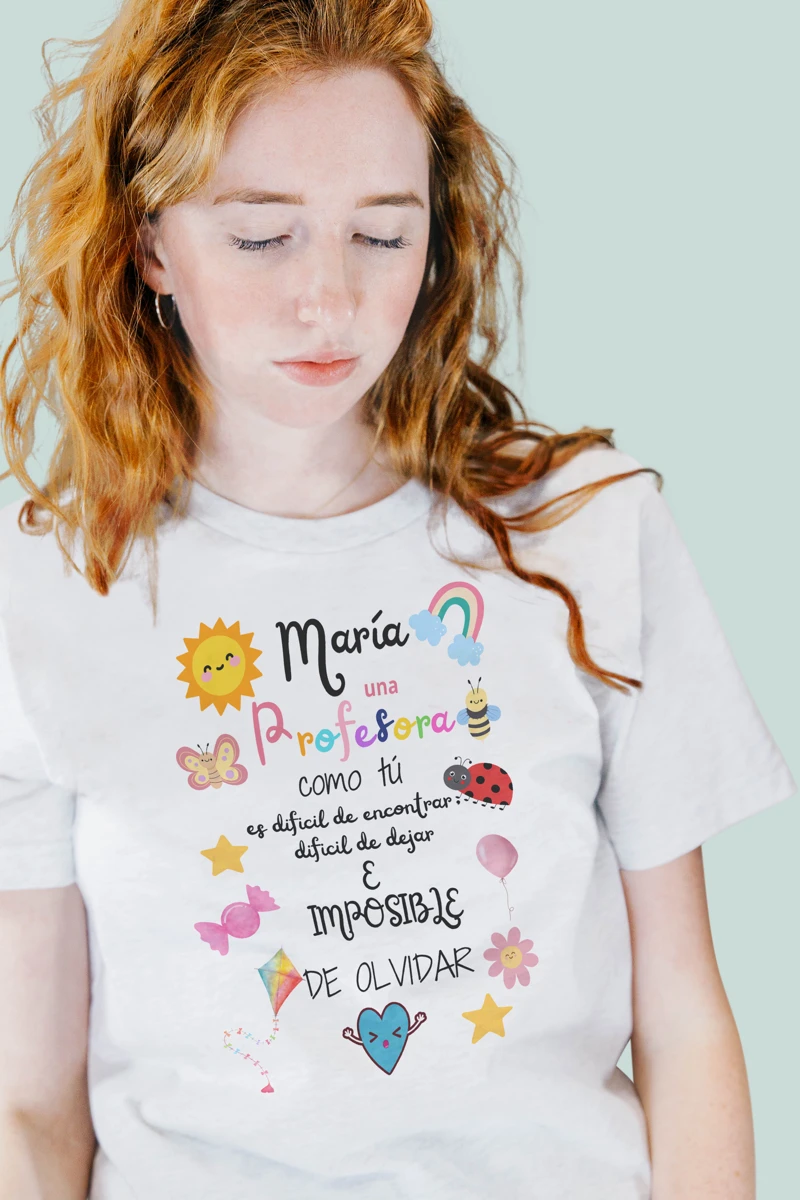 Camiseta personalizada Profe como tú - Imagen 2