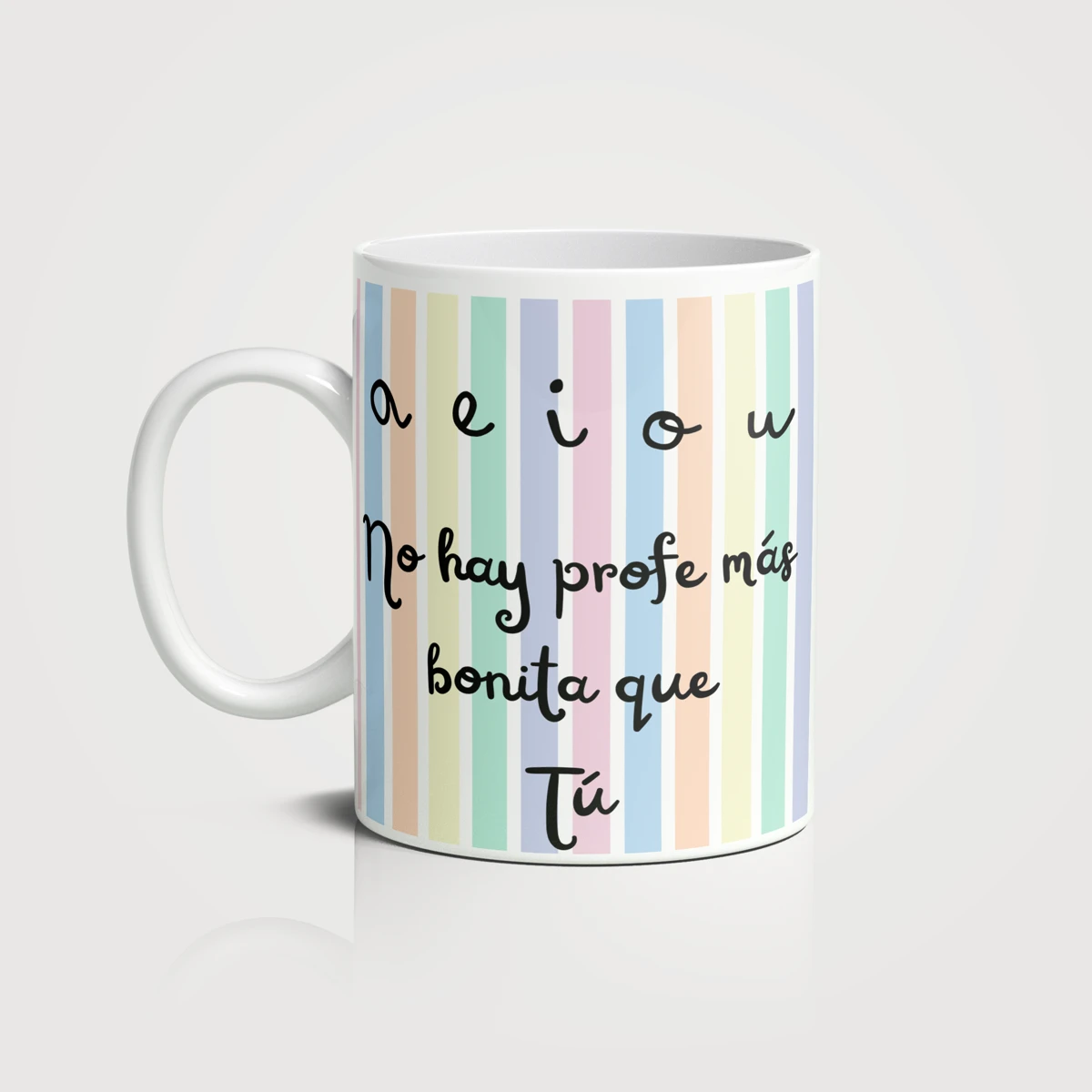 Taza personalizada Aeiou