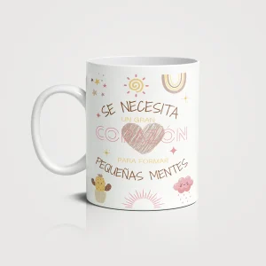 Taza personalizada Se necesita un gran Corazón