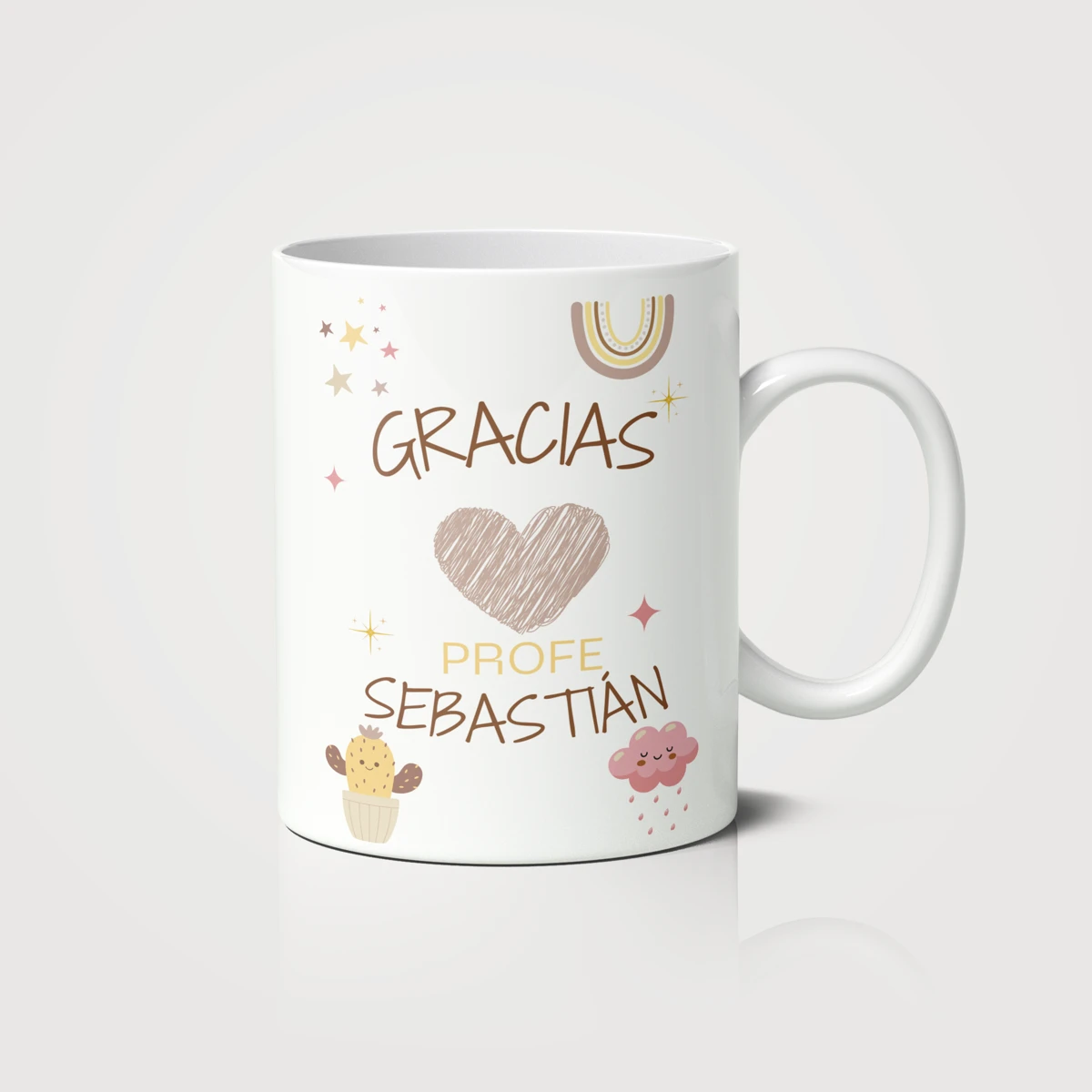 Taza personalizada Se necesita un gran Corazón - Imagen 2