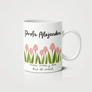 Taza personalizada Profe ayuda a Crecer