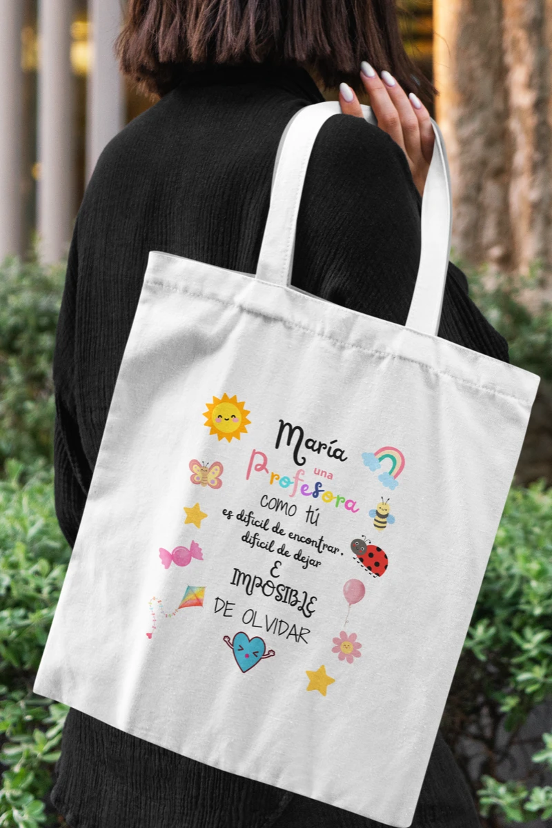 Tote bag personalizada Profe Como tú