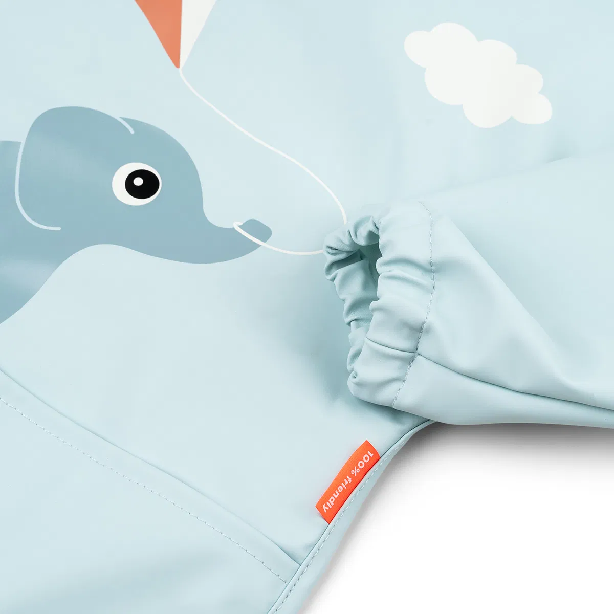 Babero con Bolsillo y Mangas - Playground - Azul - Imagen 2