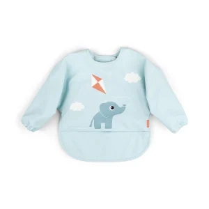 Babero con Bolsillo y Mangas - Playground - Azul