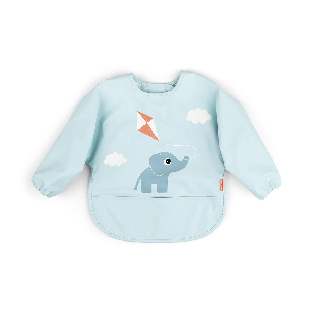 Babero con Bolsillo y Mangas - Playground - Azul