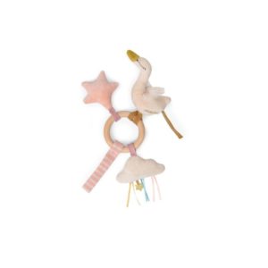 Sonajero anilla madera cisne PED Moulin Roty