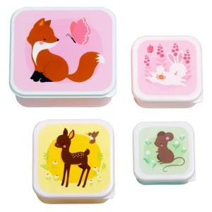 4 Cajas Almuerzo Forest Friends Little Lovely Company