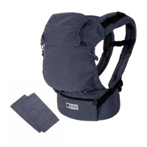 Mochila Portabebés Quokkababy E-Carrier Denim Blue