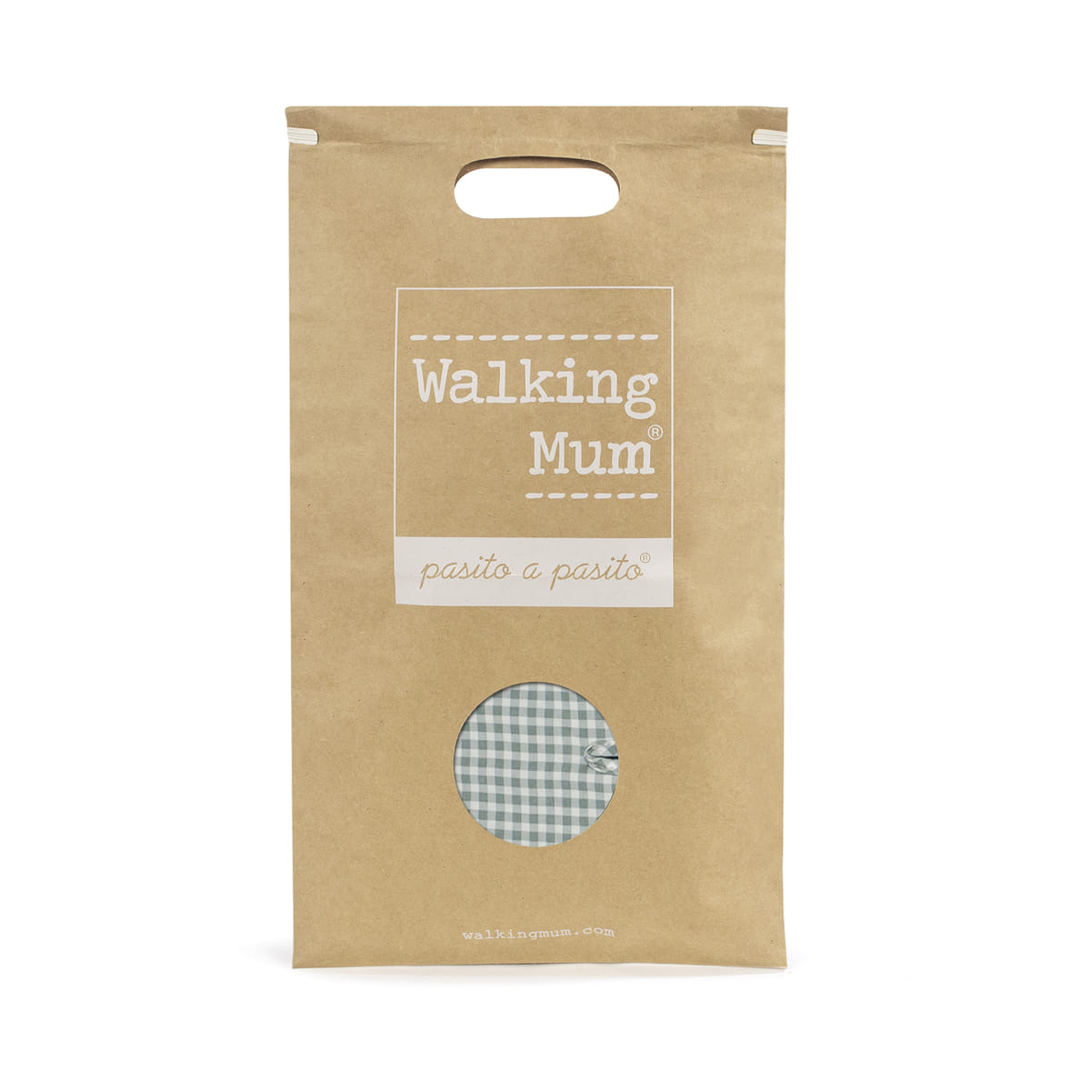 Colchoneta I Love Vichy Cuadro Verde Walking Mum - Imagen 3