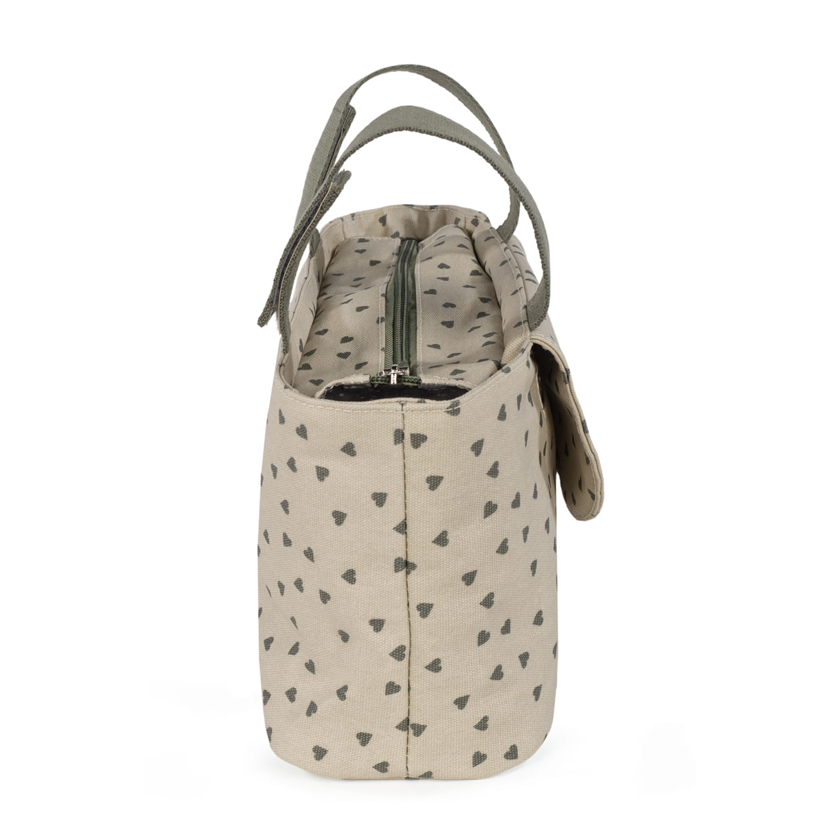 Organizador Corazones Poppy Musgo Walking Mum - Imagen 6