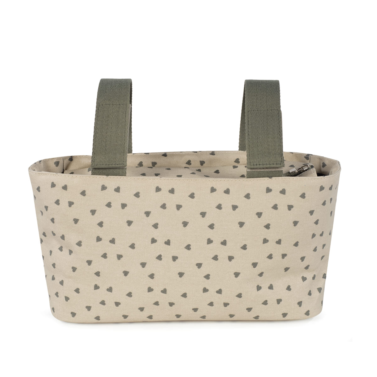 Organizador Corazones Poppy Musgo Walking Mum - Imagen 5