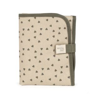 Cambiador Corazones Poppy Musgo Walking Mum