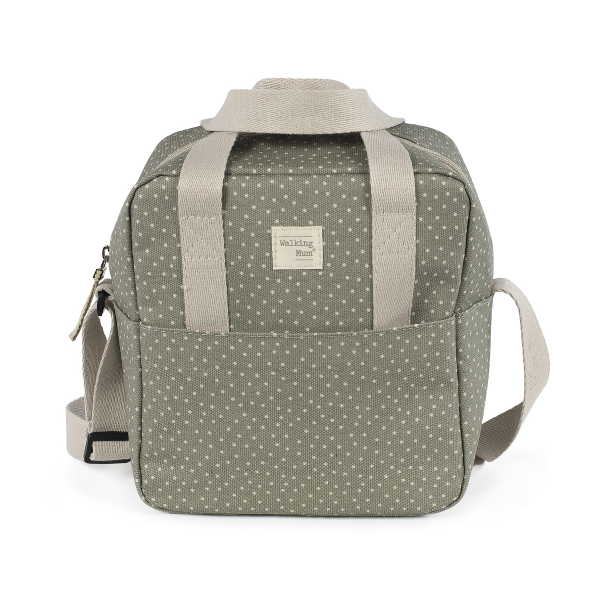 Bolsa Térmica Biberones Topito Poppy Musgo Walking Mum