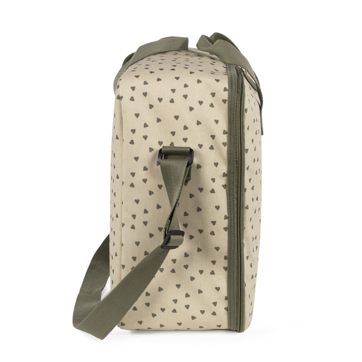 Maleta Corazones Poppy Musgo Walking Mum - Imagen 4