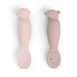 Set de Cucharas de Aprendizaje Tiny Farm Rosa