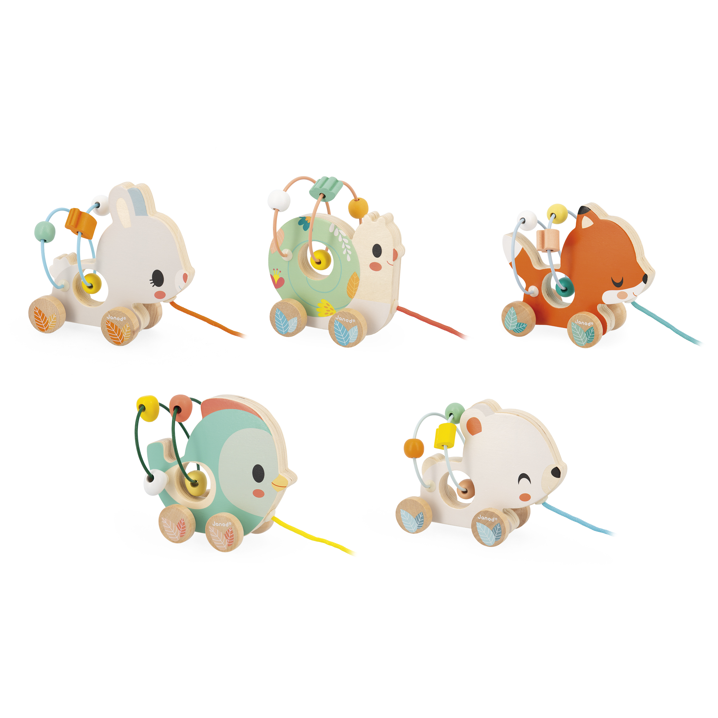 Babyloopings de Animales (madera) Janod