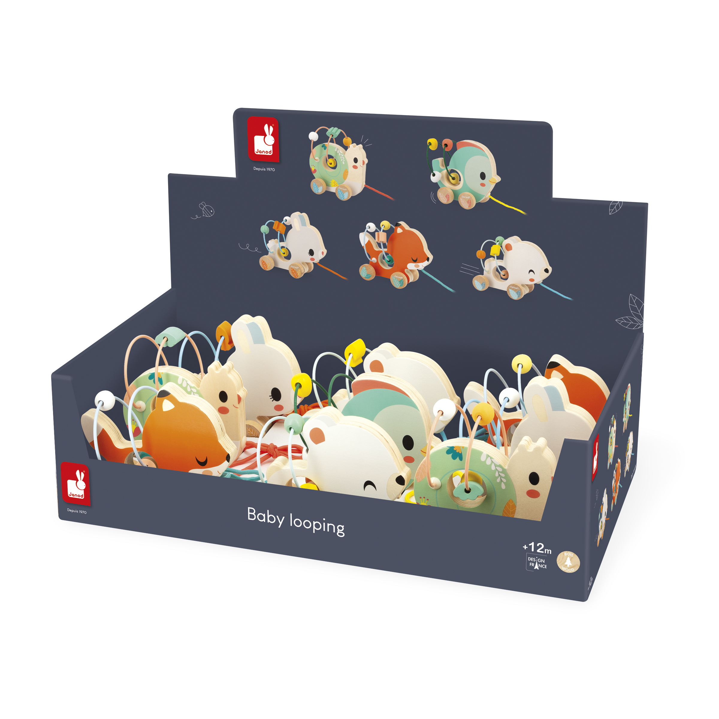 Babyloopings de Animales (madera) Janod - Imagen 2
