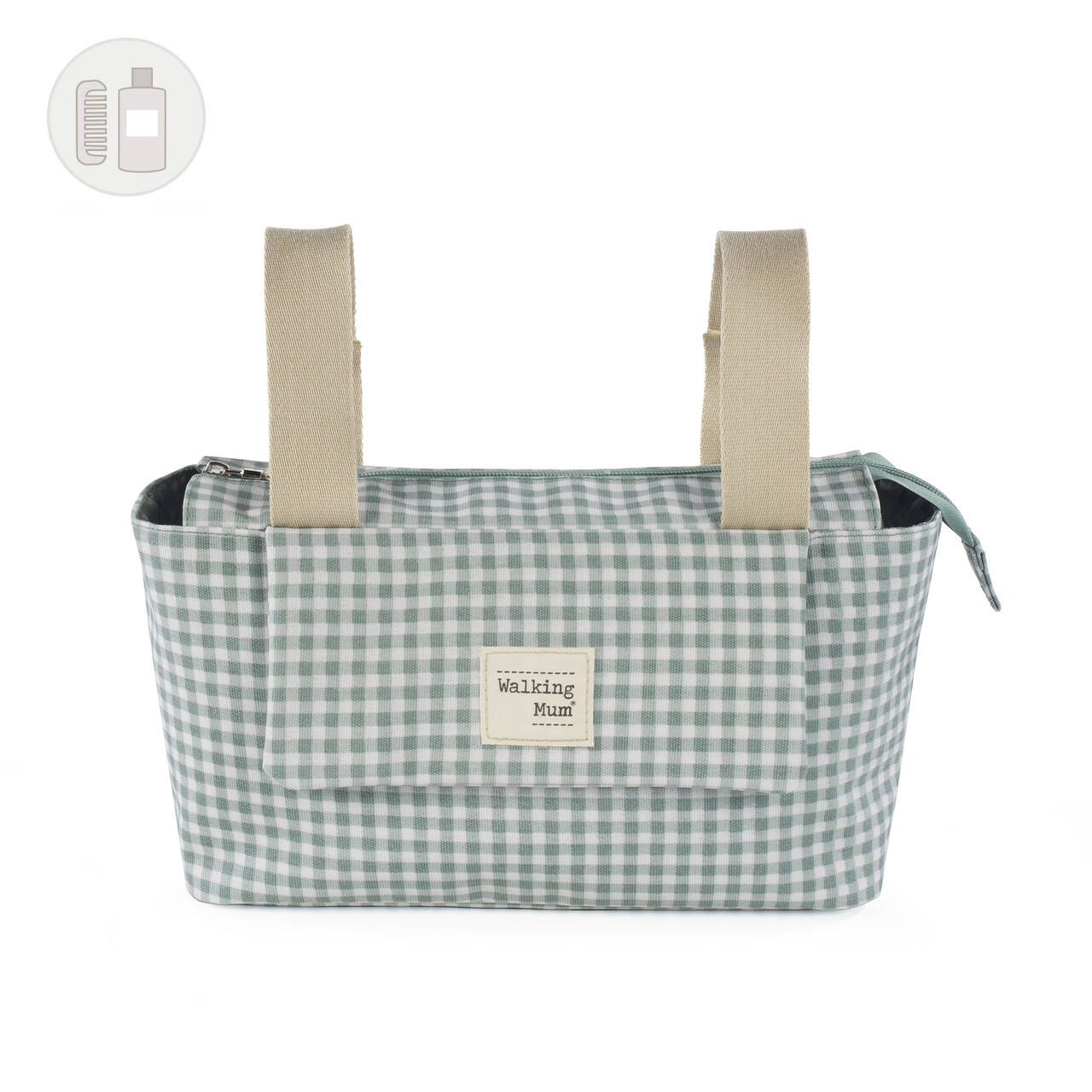 Bolso Organizador I Love Vichy Verde Walking Mum