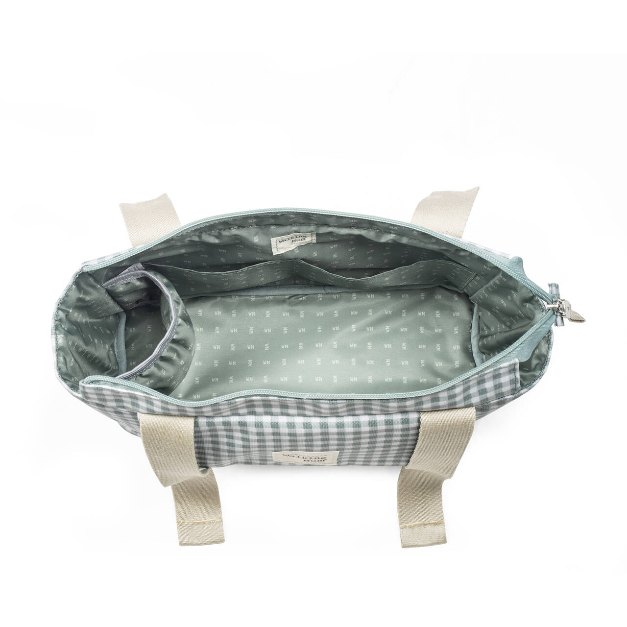 Bolso Organizador I Love Vichy Verde Walking Mum - Imagen 2