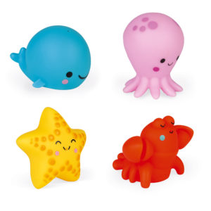 4 Lanzadores de Agua - Animales Mar Janod