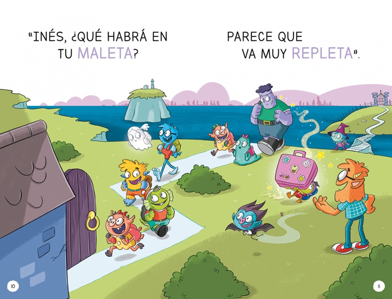 Aprender a leer en la Escuela de Monstruos 5 - Pasteles voladores de colores - Imagen 2