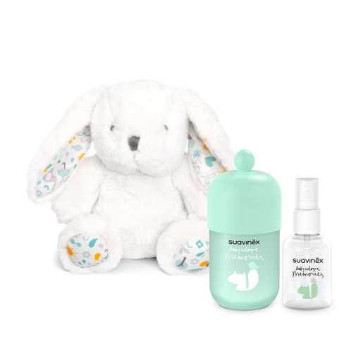 Set Regalo Bebé Baby Cologne Memories y Peluche Suavinex - Imagen 4