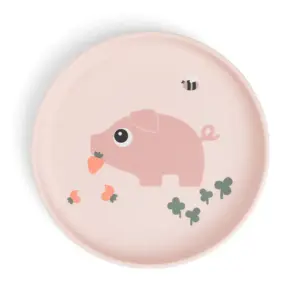 Foodie plato - Tiny farm - Rosa Done by Deer