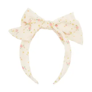 Tiny Blossom Double Bow Headband Rockahula