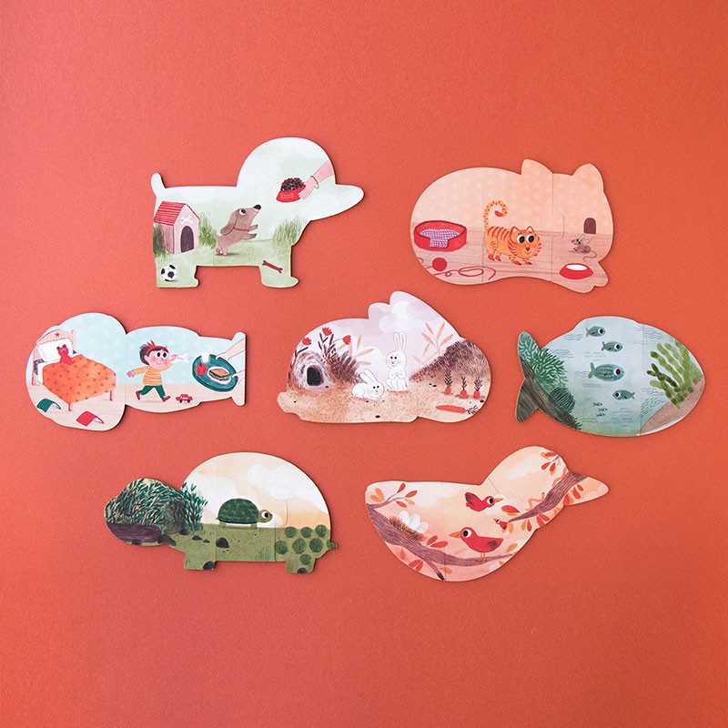 I Love my Pets puzzle Londji - Imagen 5