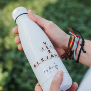 Botella personalizada térmica Scrabble