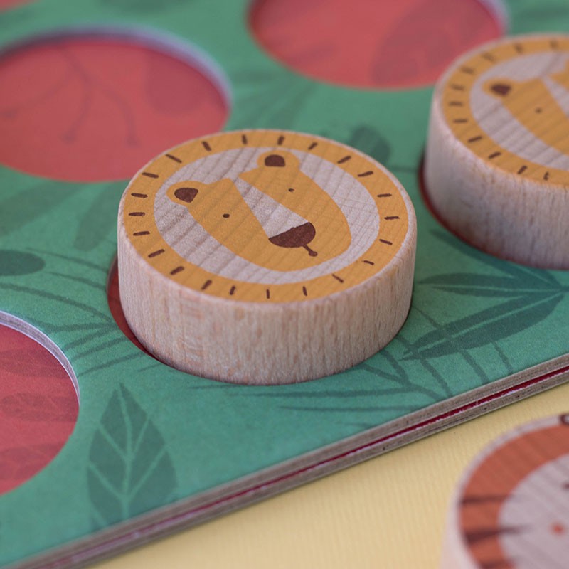 Tic Tac Toe - Lion & Tiger Londji - Imagen 3