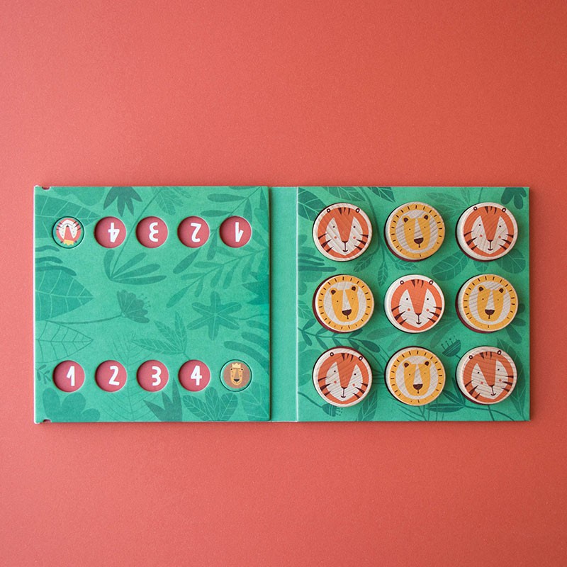 Tic Tac Toe - Lion & Tiger Londji - Imagen 6