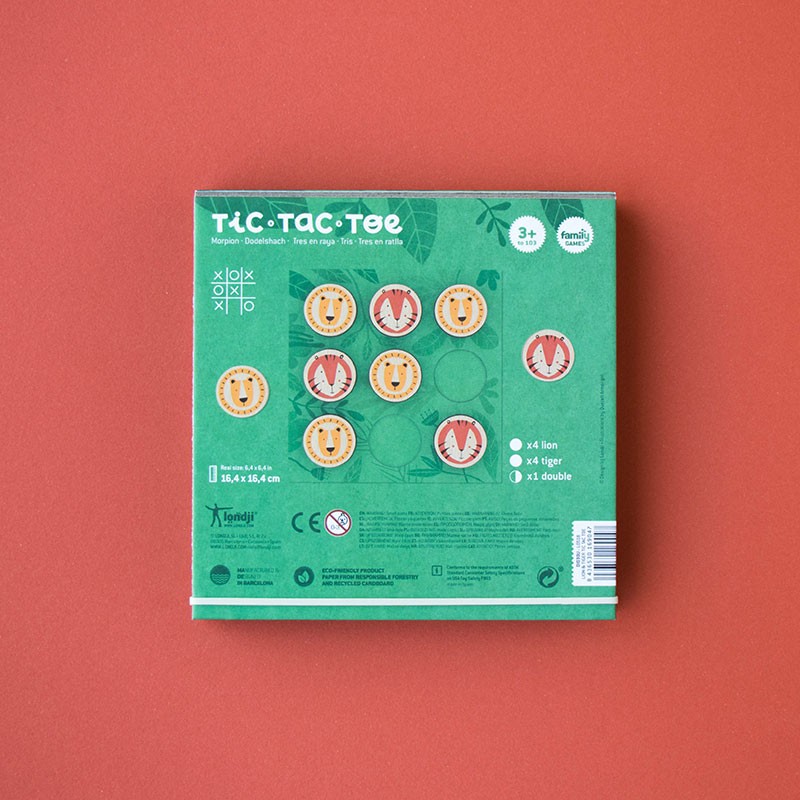Tic Tac Toe - Lion & Tiger Londji - Imagen 7