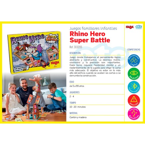Rhino Hero - Super Battle Haba - Imagen 4