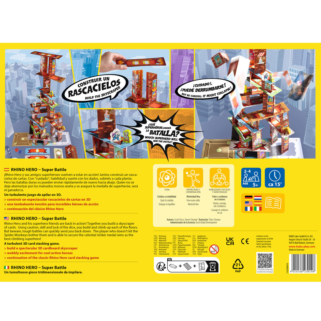 Rhino Hero - Super Battle Haba - Imagen 2