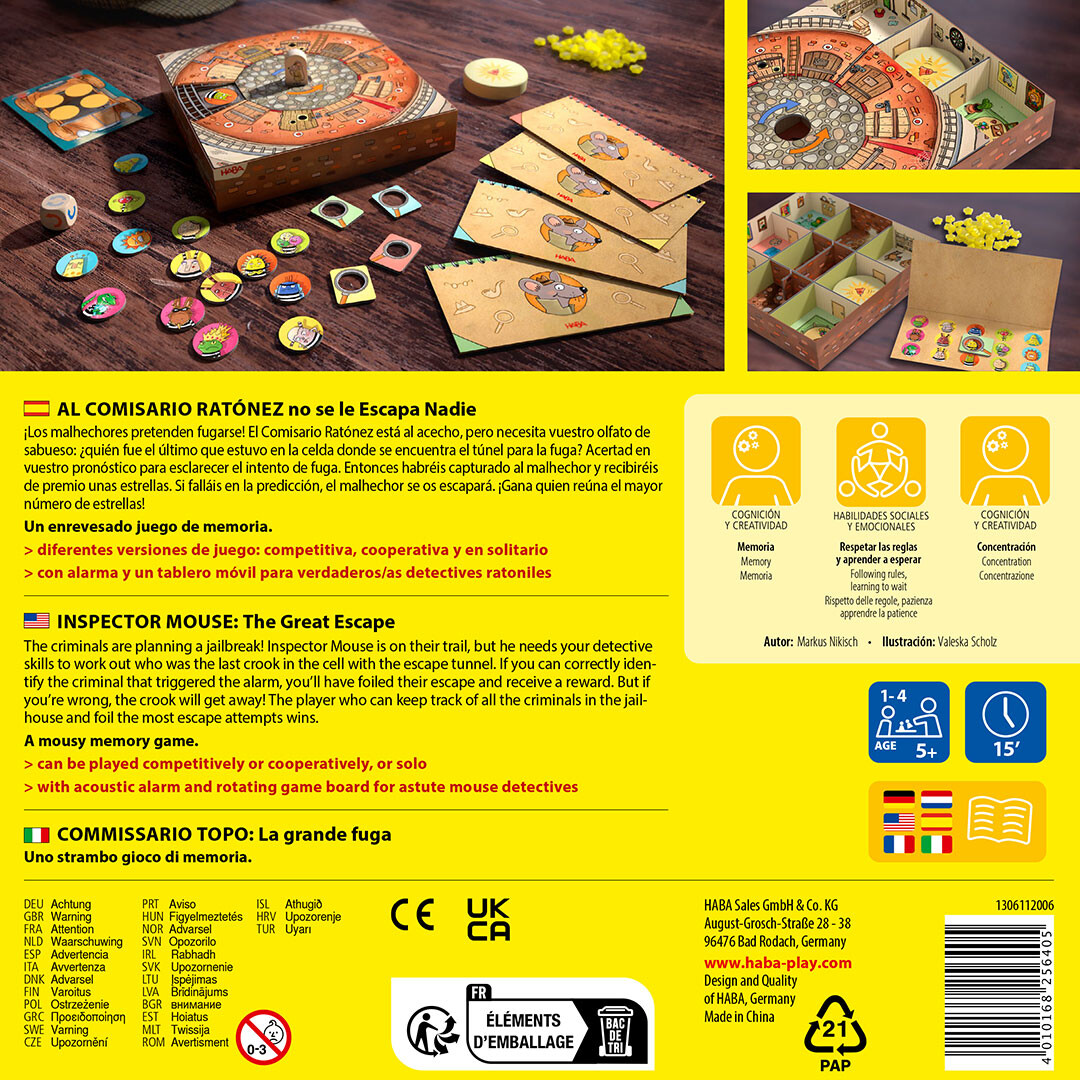 ¡Al Comisario Ratónez no se le escapa nadie! Haba - Imagen 3