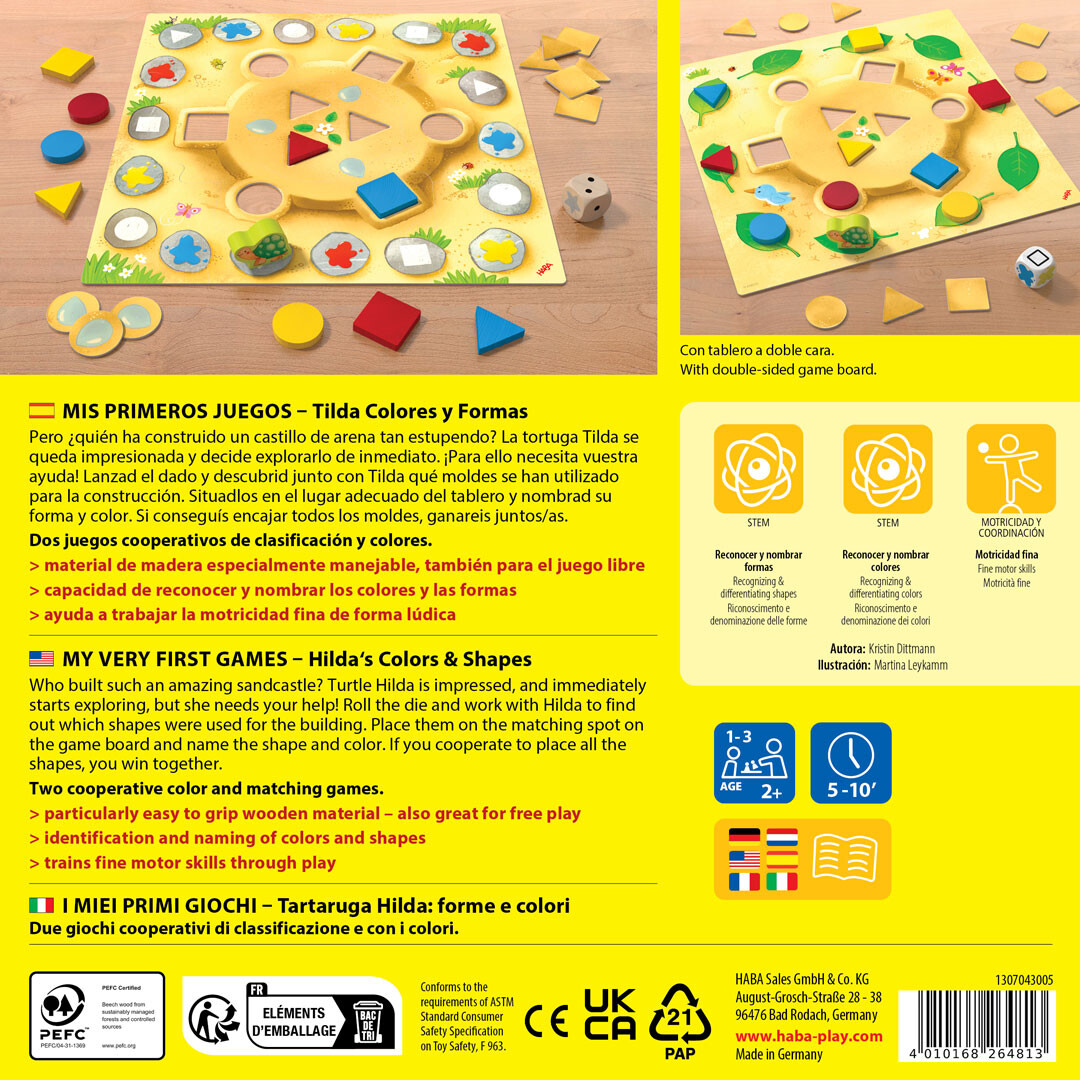 Mis Primeros Juegos - Tilda Colores y Formas Haba - Imagen 3