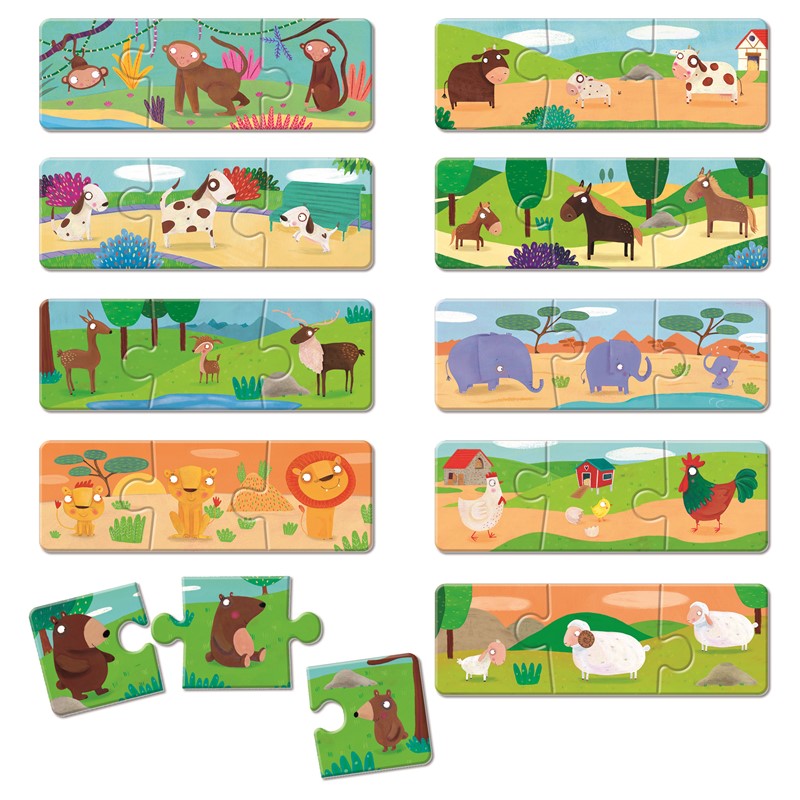Trio Logic Montessori - Familias de Animales Ludattica - Imagen 3
