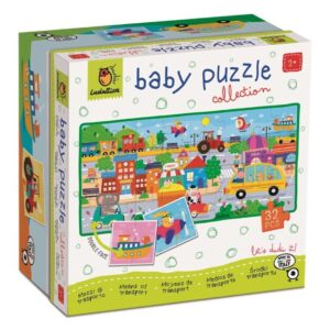 Dudù Baby Puzzle Collection - Medios de Transporte Ludattica