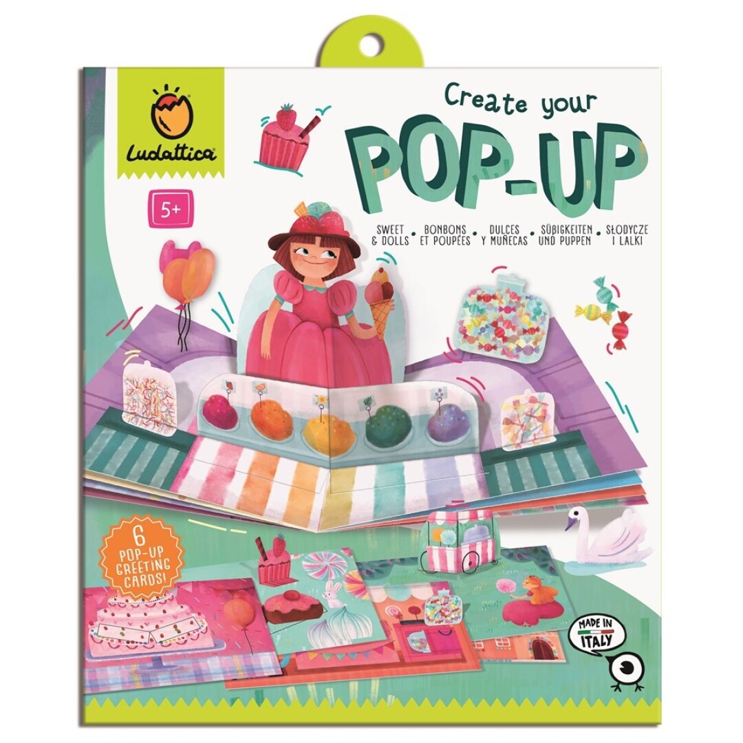 Crea tu Pop-up - Caramelos dulces Ludattica