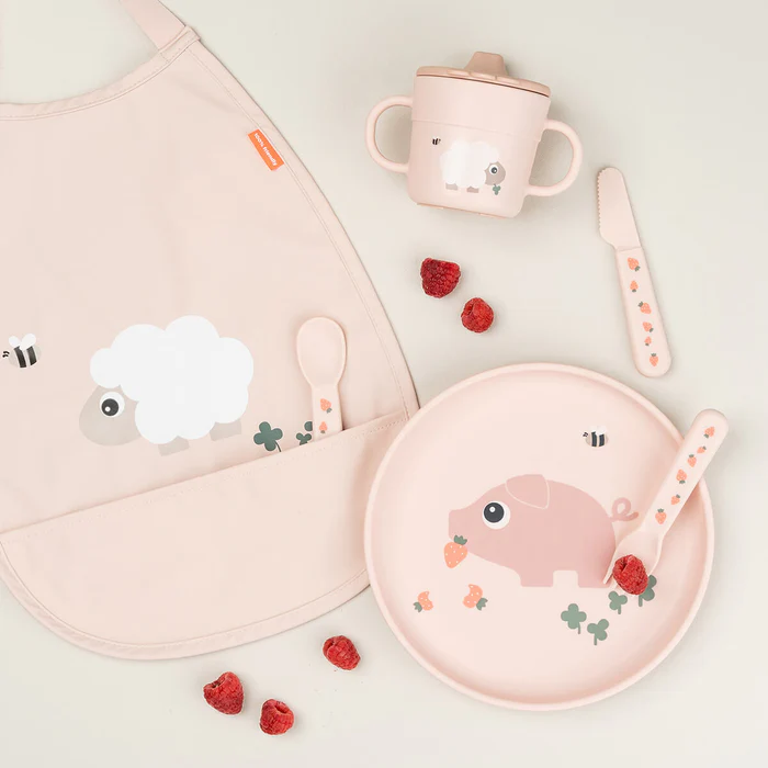Pull-over babero - Tiny farm - Rosa Done by Deer - Imagen 2