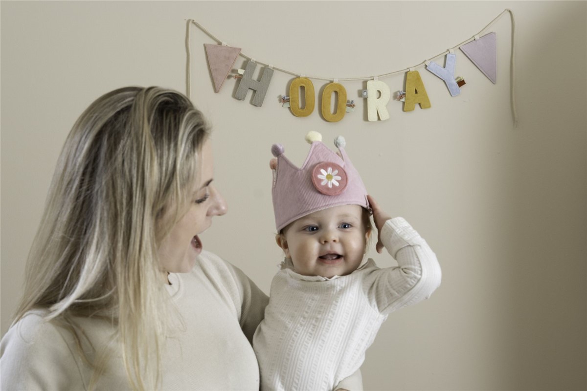 Corona de Cumpleaños Rosa Little Dutch - Imagen 5