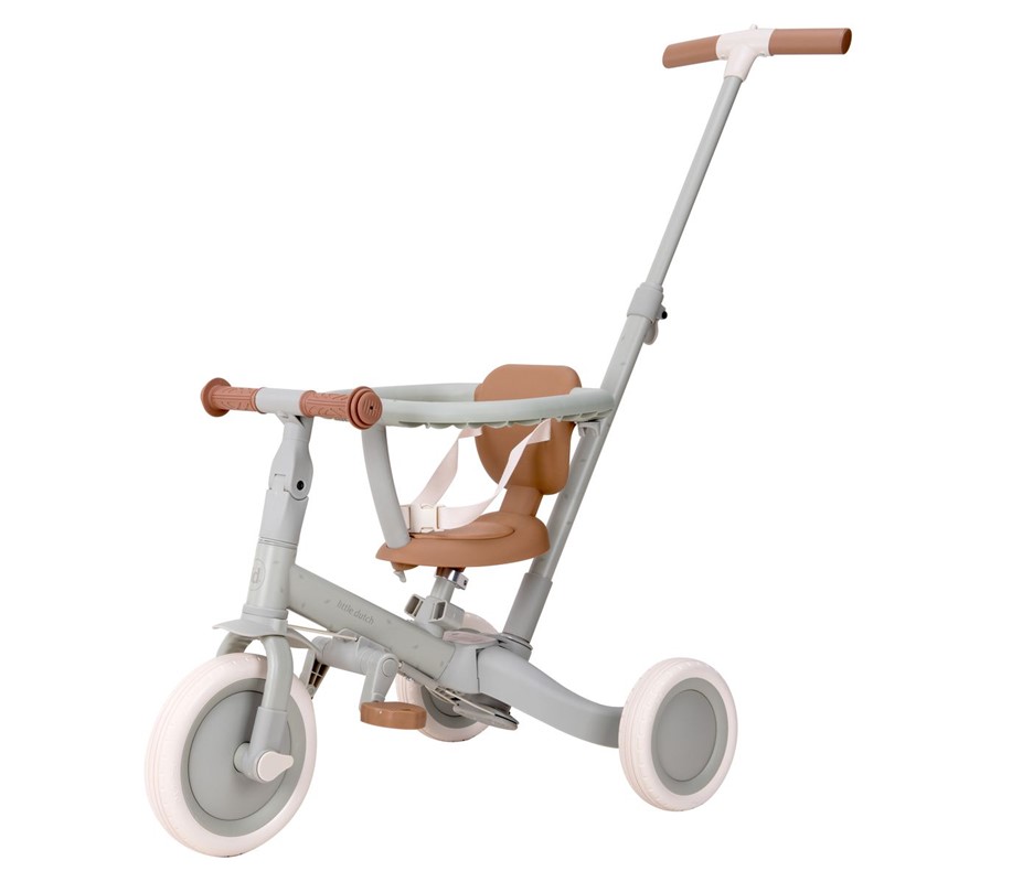 Triciclo con Barra Verde Little Dutch - Imagen 6