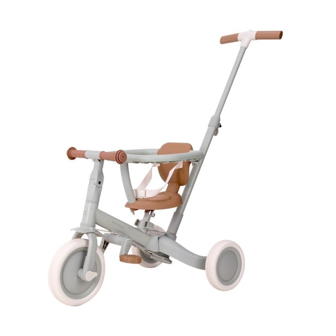 Triciclo con Barra Verde Little Dutch - Imagen 11