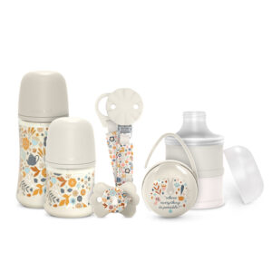 Set Regalo con Biberones Wonderland Beige Suavinex